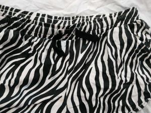 Women's Zebra Print Shorts