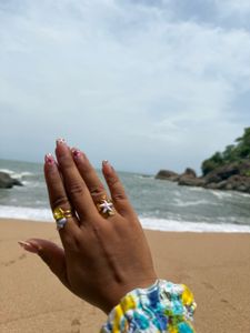 Charming Beachy Rings Set