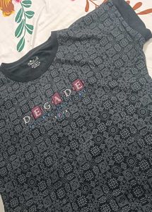 Graphic Print Crew Neck T-Shirt
