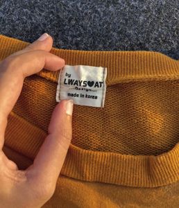 Mustard Yellow Layered Sweater