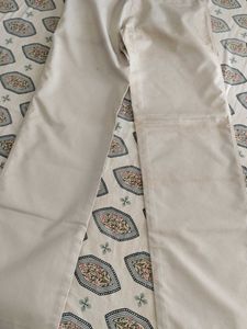 Men's Beige Corduroy Pants