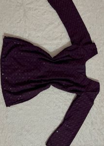 Desi sequence corset back kurti