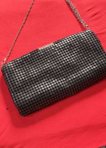 Stylish Mesh Clutch Bag