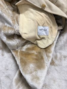 Cozy Faux Suede Sherpa Lined Coat