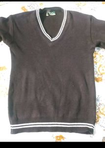 Brown School Uniform Sweater