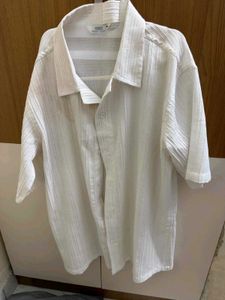 Classic White Short-Sleeve Shirt