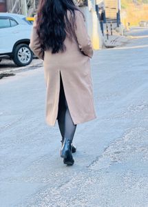 Classic Long Beige Coat