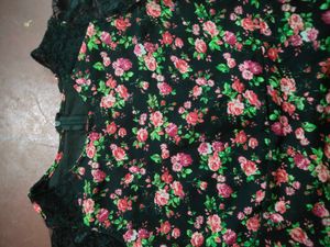 2 Top &amp; One black floral Dress