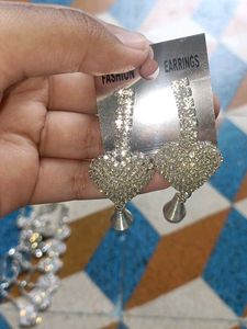 Sparkling Heart Jewellery Set