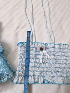 Baby Dresses  And Top (3 Pcs)