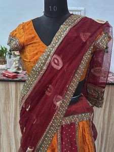 y2k Lehanga Saree 🌻