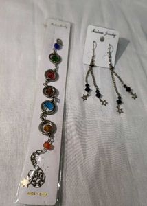 Stylish Earrings &amp; Bracelet Combo ✨