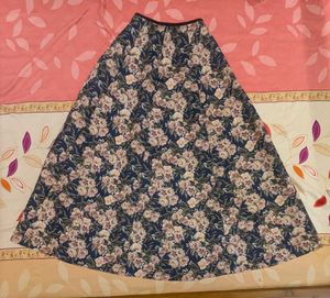 Floral Print Skirt