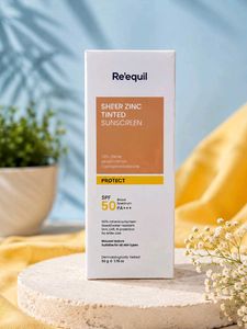 Re'equil Sheer Zinc Tinted Sunscreen SPF 50