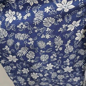 Blue Floral  Dress