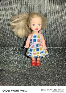 Cute Doll with Dress and Shoes
