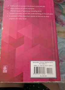 Maths Reference Book For Class 9th By RS Aggarwal