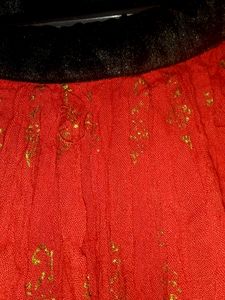 Beautiful Party Wear Red Skirt