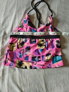 Halter Neck y2k Beach Vibes printed aesthetic top
