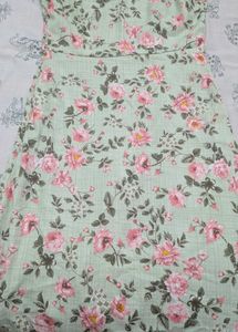 Floral Print Maxi Dress...size is L.