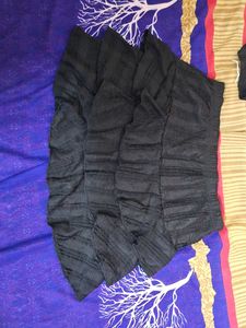 co ordset black skirt and top