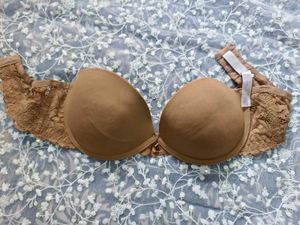 Lace cup padded underwired Bra