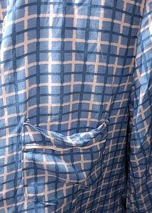 Blue Checkered Pyjama Set