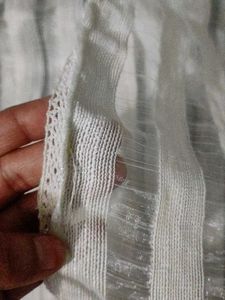 Striped Sheer Fabric Curtains
