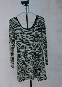 Imported woollen mini dress