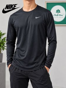 Nike Running Dri-Fit Black Compression TShirt