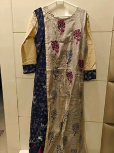 designer kurti two layer with hand embroidery 🪡
