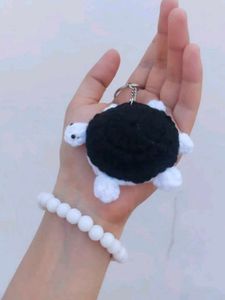 Crochet Turtle Keychain