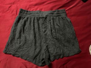 Cozy Textured Button-Up Shorts