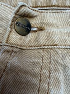 Tan Straight Leg Denim Jeans