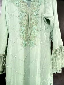 Elegant Green Kurta Palazzo set