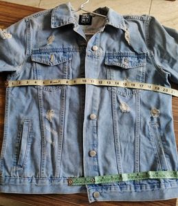 Denim Jacket With Embroidery