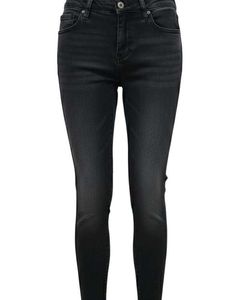 Black Wash High-Waisted Skinny Jeans