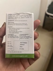 Aravi Organic Tea Tree Essential Oil