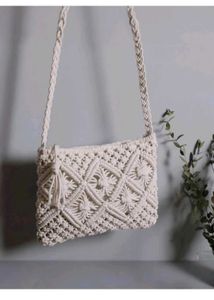 Boho Macrame Crossbody Bag