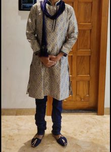 manyavar 3 piece kurta