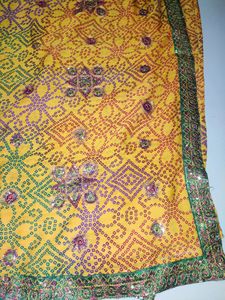 Soft jaipuri chunari print saree
