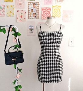 Houndstooth Mini Dress SizeXS
