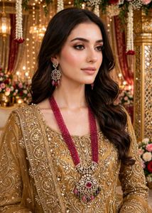 Stunning Beaded Necklace &amp; Earring Set