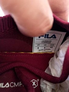 Fila Burgundy shoes