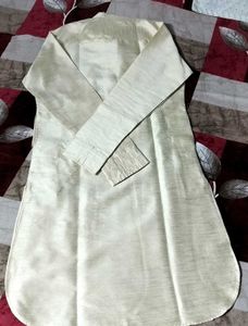 CREAM 3 PIECE KURTA SET