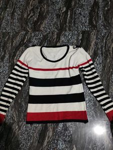 Striped Long Sleeve Top