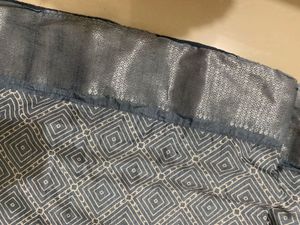 Elegant Grey Woven Saree