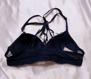 Navy Lace Bra
