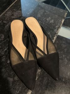 Zara  Mesh Pointed Flats