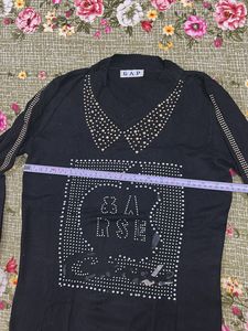 Sparkly Black GAP Tunic Top